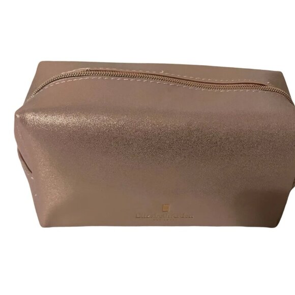 Elizabeth Arden “One and Only” Rose Gold Cosmetics Bag with Rose Gold Zipper. - Picture 6 of 7